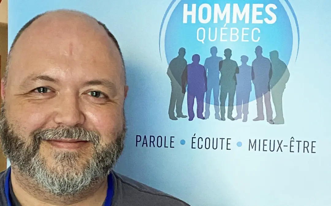 Vincent Perreault a trouvé chez Hommes Québec l'environnement sécuritaire lui permettant d'exprimer sa vulnérabilité.